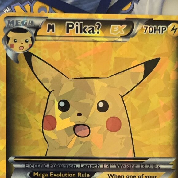 Surprised Pikachu Pokemon Card - Picture 7 of 9